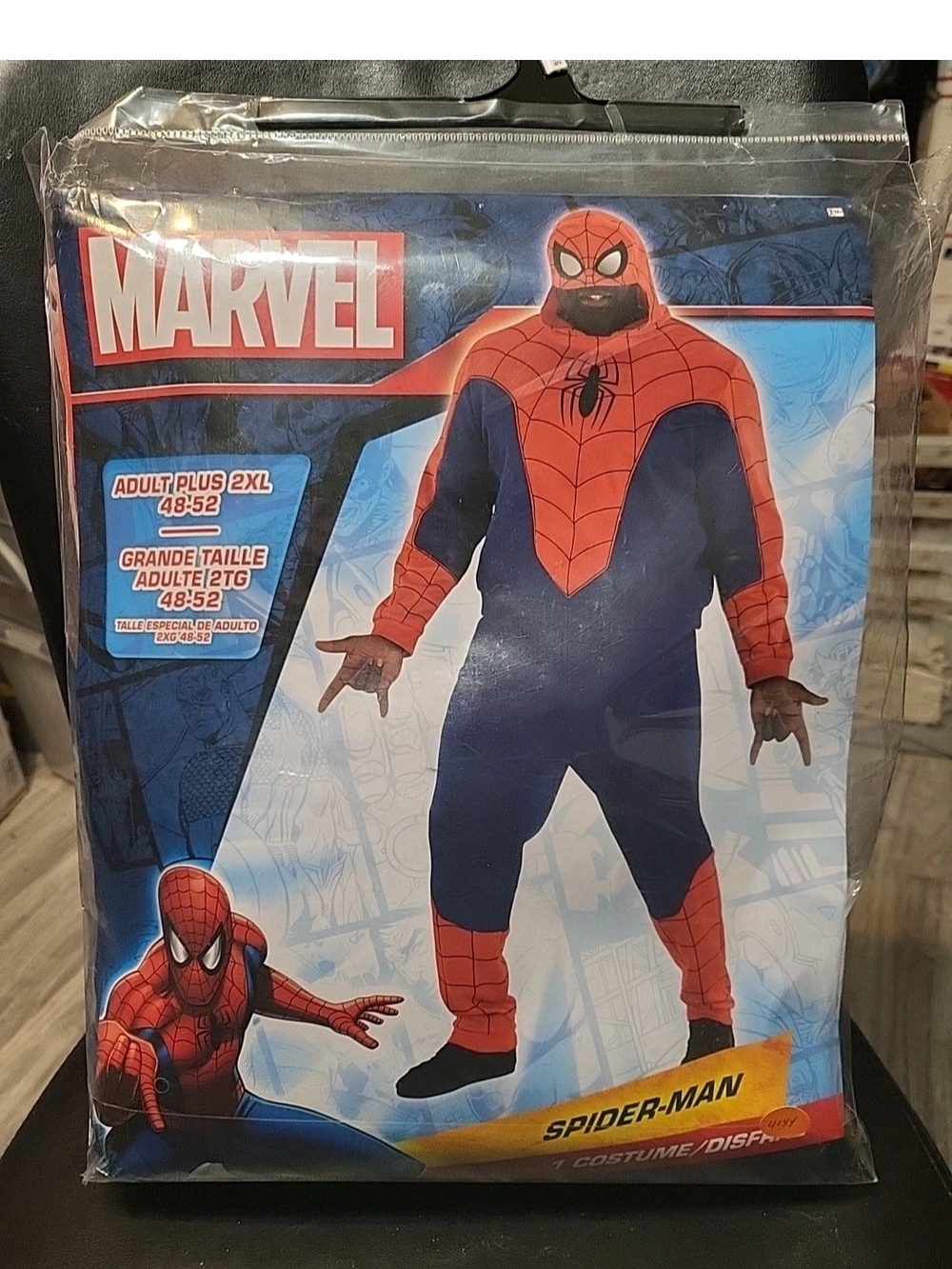 Marvel Spider-Man Costume Men's Size 2XL 48-52 #4144#4500